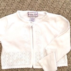 Girls Pretty white sweater